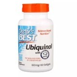 Убіхінол Ubiquinol with Kaneka Doctor's Best 100 мг 60 желатинових капсул