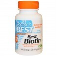 Биотин (B7) 5000 мкг Doctor's Best 120 гелевых капсул