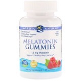 Nordic Naturals Melatonin Gummies Raspberry 1.5 mg 60 мишек