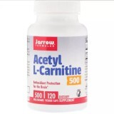 Ацетил L-Карнітин Acetyl L-Carnitine Jarrow Formulas 500 мг 120 капсул