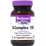B-Комплекс 100 B-Complex Bluebonnet Nutrition 50 вегетаріанських капсул