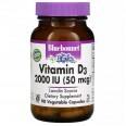 Витамин D3 2000 МЕ Vitamin D3 Bluebonnet Nutrition 90 вегетарианских капсул