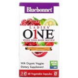 Комплекс вітамінів для жінок Ladies 'ONE Whole Food-Based Multiple Bluebonnet Nutrition 60 вегетаріанських капсул