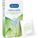 Презервативи Durex Naturals латексні з гелем-змазкою тонкі 12 шт