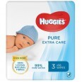 Детские влажные салфетки Huggies Pure Extra Care 3 х 56 шт
