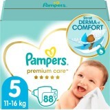 Подгузники Pampers Premium Care Junior Размер 5 (11-16 кг), 88 шт