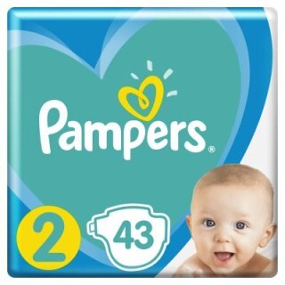 Подгузники Pampers New Baby Mini Размер 2 (4-8 кг), 43 шт