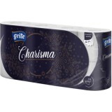 Туалетний папір Grite Charisma 4 шари 8 рулонів