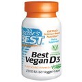 Веганский Витамин D3 2500 IU Doctor's Best 60 гелевых капсул