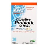 Пробиотики Digestive Probiotic Doctor's Best 20 МЛРД КОЕ 30 вегетарианских капсул