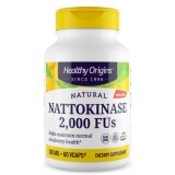 Наттокиназа 100мг Healthy Origins 60 гелевых капсул
