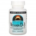 Витамин D-3 5000 МЕ Vitamin D-3 Source Naturals 60 капсул