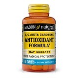Антиоксидант Вітаміни A E C Vitamin E C & Beta Carotene Mason Natural 60 таблеток