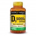 Витамин D3 5000 МЕ Mason Natural 100 гелевых капсул