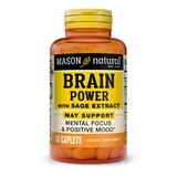 Шалфея экстракт Сила мозга Brain power with sage extract Mason Natural 60 капсул