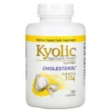 Екстракт часнику з лецитином формула для зниження рівня холестерину Aged Garlic Extract with Lecithin Cholesterol Formula 104 Kyolic 300 капсул
