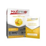 Максефект (Maxeffect) з вітаміном С (1000 мг) і цинком чай зі смаком лимона, меду і липи по 4 г №20 саше