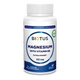 Магній та вітамін В6 Magnesium with Vitamin B6 Biotus екстра сильний 100 капсул