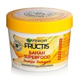 Маска Garnier Fructis Superfood Mask Банан Экстра Питание, для очень сухих волос, 390 мл