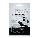 Косметична маска для обличчя Beauty Derm Skin Care Cosmetic Clay Антивугрова, на основі чорної глини, 12 мл