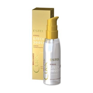 Флюид-блеск Estel Professional Curex Brilliance c термозащитой для всех типов волос 100 мл: цены и характеристики