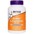 Ацетил-L Карнитин Now Foods 500 мг капсулы №100
