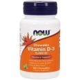 Витамин D3 Now Foods 5000 МЕ с ментоловым вкусом жевательные таблетки №120