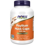 Подорожник Now Foods Psyllium Husks 500 мг вегетаріанські капсули №200