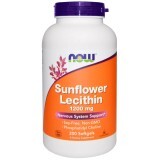 Соняшниковий лецитин Now Foods 1200 мг желатинові капсули №200