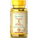 Вітамін Е Puritan's Pride 450 мг гелеві капсули №50
