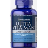Вітаміни для чоловіків Ultra Vita Man Time Release Puritan's Pride каплети з покриттям №90