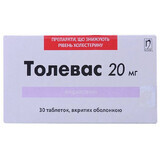 Толевас табл. п/о 20 мг блистер №30