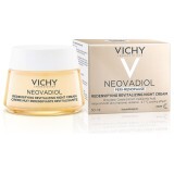 Крем-догляд Vichy Neovadiol нічний антивіковий з охолоджувальним ефектом для збільшення щільності та відновлення тонусу шкіри обличчя, 50 мл
