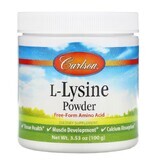 L-лізин у порошку, L-Lysine, Amino Acid Powder, Carlson, 100 гр