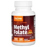Метилфолат, 1000 мкг, Methyl Folate, Jarrow Formulas, 100 вегетарианских капсул