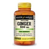 Імбир, 500 мг, Ginger, Mason Natural, 60 капсул