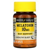 Мелатонін 10 мг, Melatonin, Mason Natural, 60 таблеток