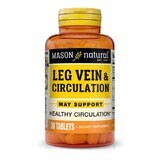 Нормализация Венозного Кровообращения, Leg Vein & Circulation, Mason Natural, 30 таблеток