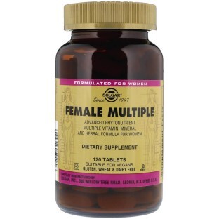 Мультивитамины Female Multiple, Solgar, 120 таблеток