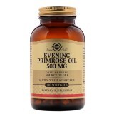 Масло Примули Вечірньої 500 мг, Evening Primrose Oil, Solgar, 180 желатинових капсул