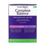 Повний комплекс для полегшення Менопаузи, Complete Balance, Menopause Relief, Natrol, дві баночки по 30 капсул в кожній