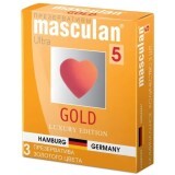Презервативи Masculan Gold, 3 шт.