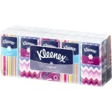 Серветки косметичні Kleenex Original двошарові 10 пачок по 10 шт. 