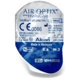 Контактні лінзи AIR OPTIX plus HydraGlyde 8.6, 14.2, -4.50, 1 шт.