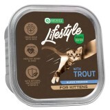 Консервы для кошек Nature's Protection Lifestyle Kitten with Trout 85 г 