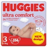 Підгузки Huggies Ultra Comfort 3 5 - 9 кг M-Pack, 156 шт 