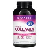 Супер Колаген з Вітаміном C та Біотином, Super Collagen + Vitamin C & Biotin, NeoCell, 270 таблеток