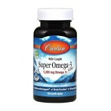 Супер Омега-3, 1200 мг, Super Omega-3, Carlson, 50 желатинових капсул