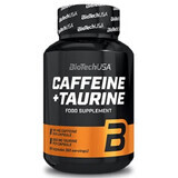 Предтренировочный комплекс BioTechUSA Caffeine+Taurine, 60 капсул