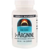 L-Аргінін 500мг, Source Naturals, 100 капсул